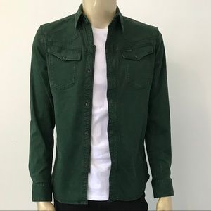 G-Star Tailored Zip Shirt Jacket, Green